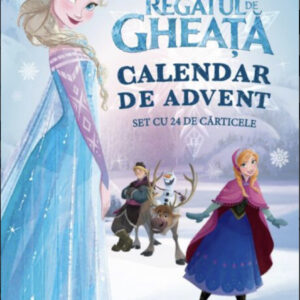 Disney. Regatul de gheata. Calendar de advent Frozen. Set cu 24 de carticele