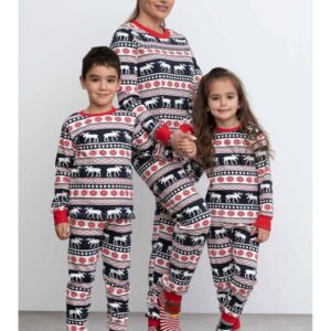 Pijamale Mama Copil de Craciun - Set Frosty